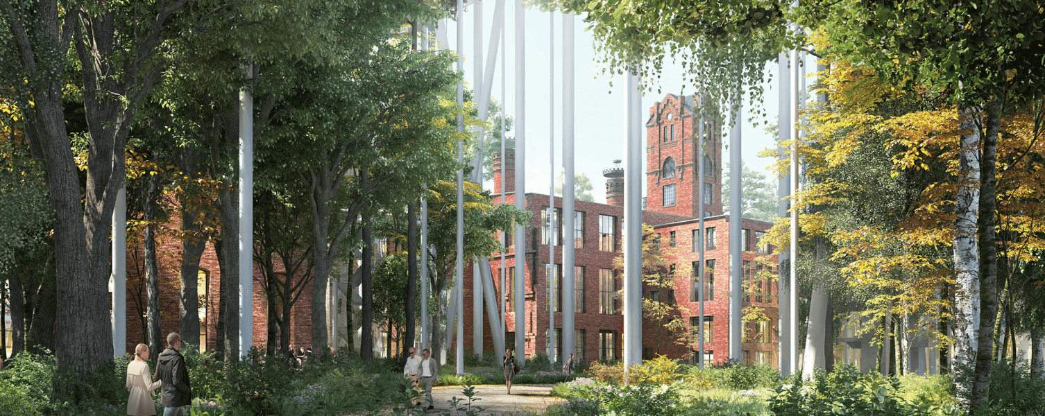 Небоскребы Capital Towers - озеленение придомовой территории